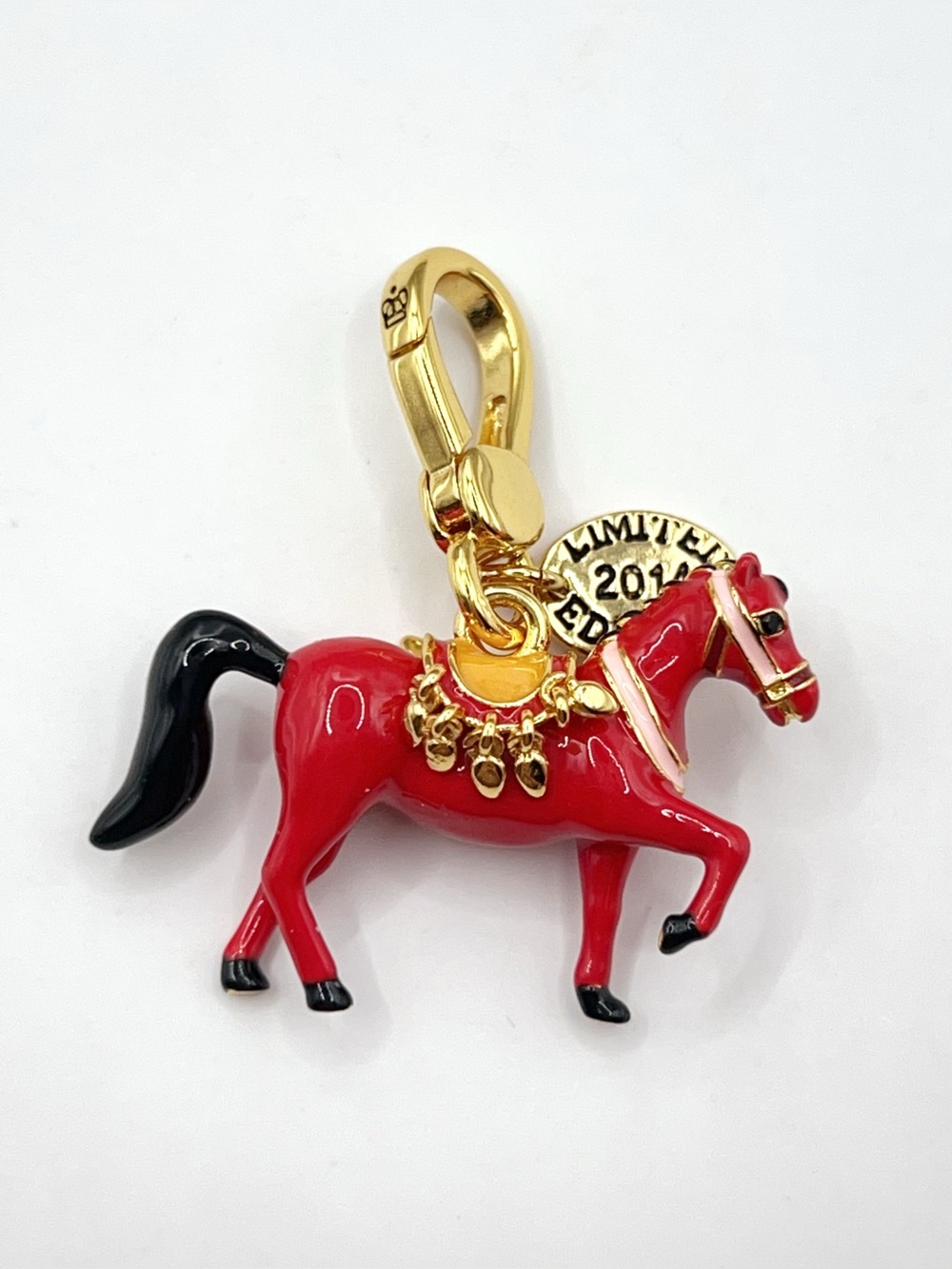 Juicy Couture red horse charm